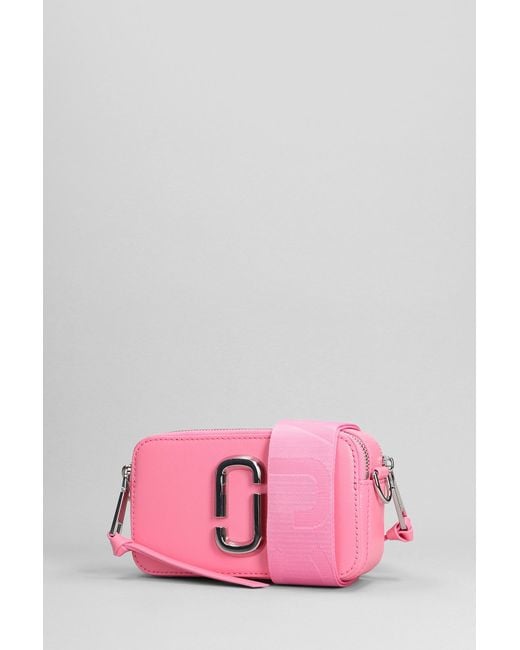 Borsa a spalla The snapshot in Pelle Rosa di Marc Jacobs in Pink