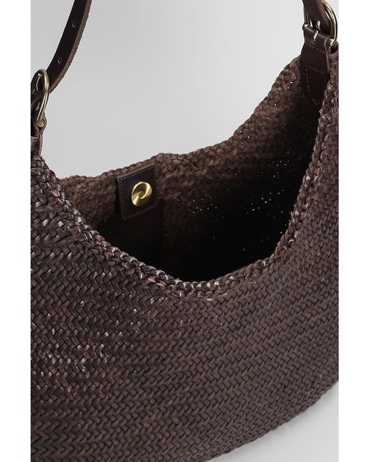 Dragon Diffusion Luna Mezza Tote In Brown Leather in Black | Lyst