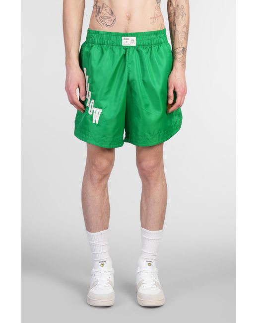 Shorts in Poliammide Verde di Barrow in Green da Uomo