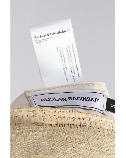 Ruslan Baginskiy Hats In Black Wool And Polyamide