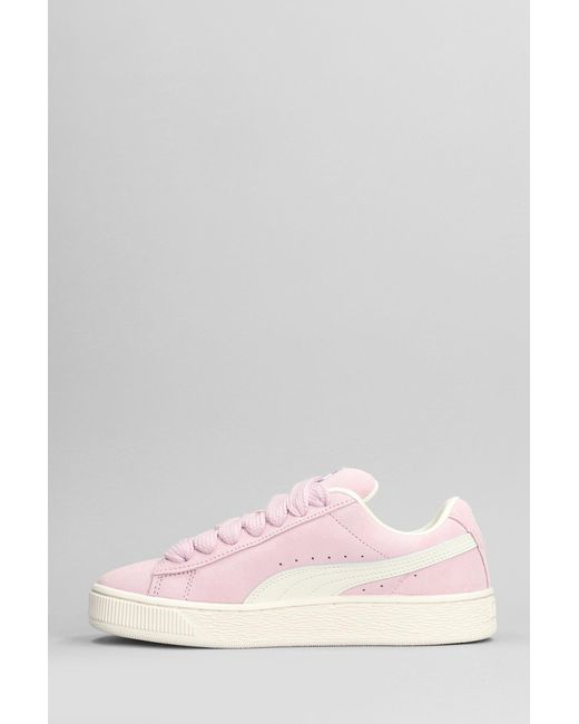 PUMA Suede Xl Grape Sneakers In Rose-pink Suede