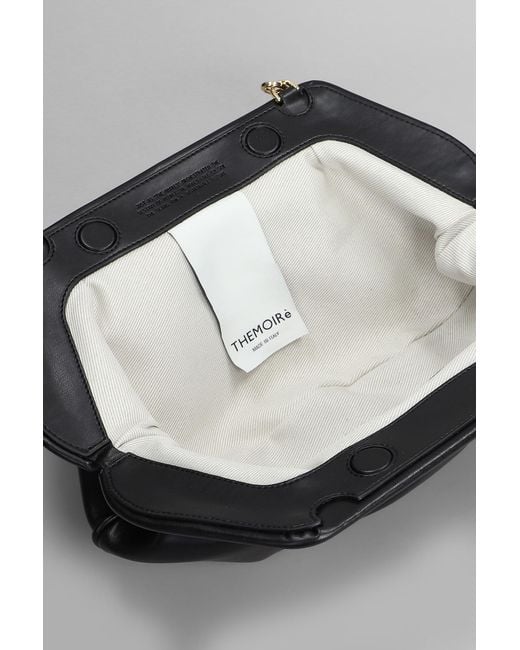 Pochette Emera Vegan Fabric in ecopelle Nera di THEMOIRÈ in Black