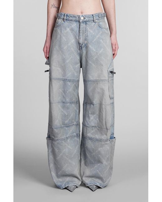 Jeans in Cotone Blu di Balenciaga in Gray