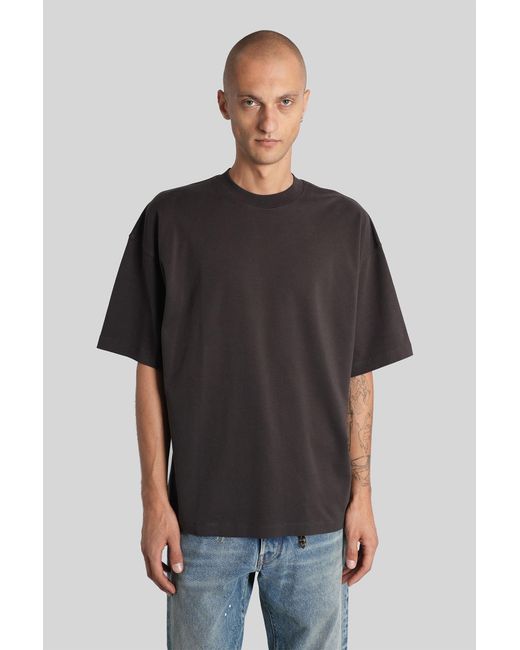 T-Shirt Mick in Cotone Marrone di DARKPARK in Black da Uomo