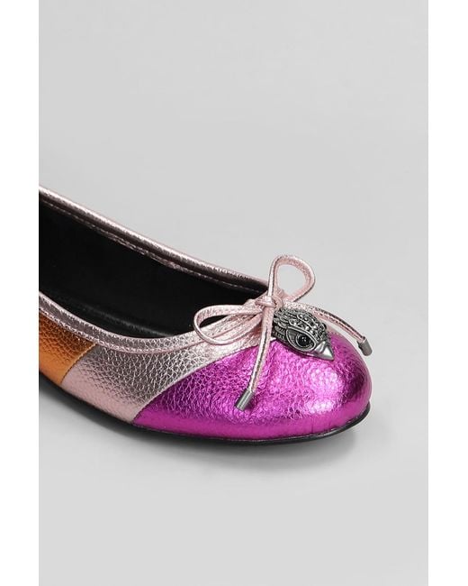 Ballerine Eagle in Pelle Multicolor di Kurt Geiger