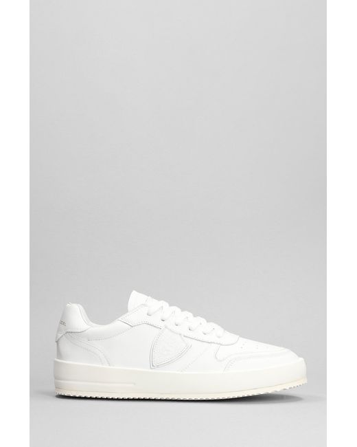 Philippe Model White Nice Low Sneakers for men