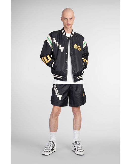 Barrow Shorts In Black Polyamide for men