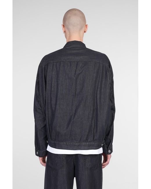 Giacche Denim in Cotone Nero di INSTRU(MEN-TAL) by MIHARA YASUHIRO in Blue da Uomo