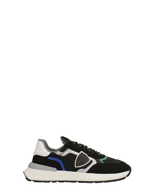 Philippe Model Antibes Sneakers In Black Suede And Fabric for Men | Lyst