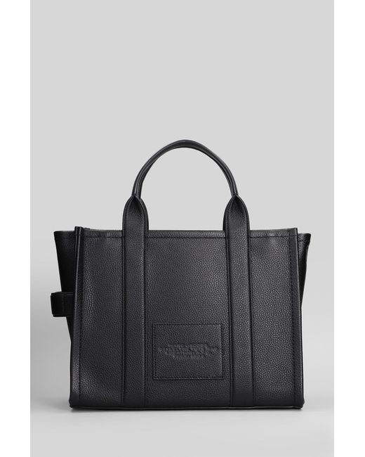 Marc Jacobs The Medium Tote Tote In Black Leather