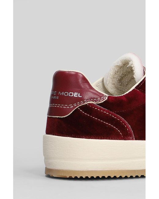 Philippe Model Brown Nice Low Sneakers