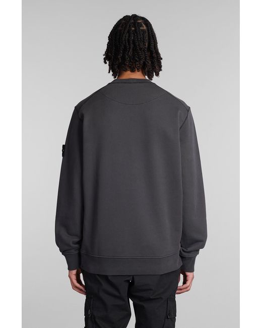 Stone Island Gray Sweatshirt In Grey Cotton for men