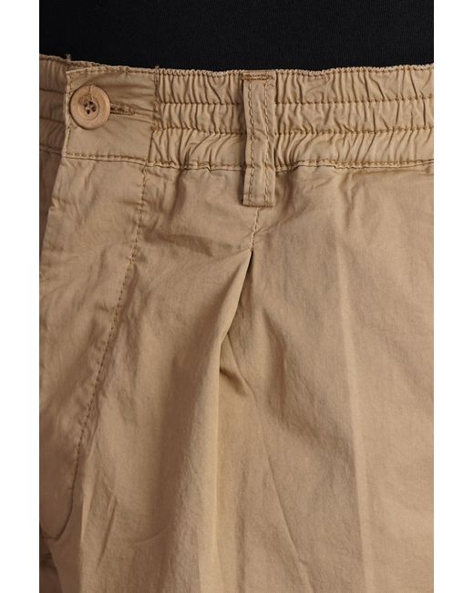 DANILO PAURA Natural Harrison Shorts In Beige Cotton for men