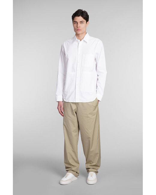 Camicia Camicia UT in Cotone Bianco di Aspesi in White da Uomo