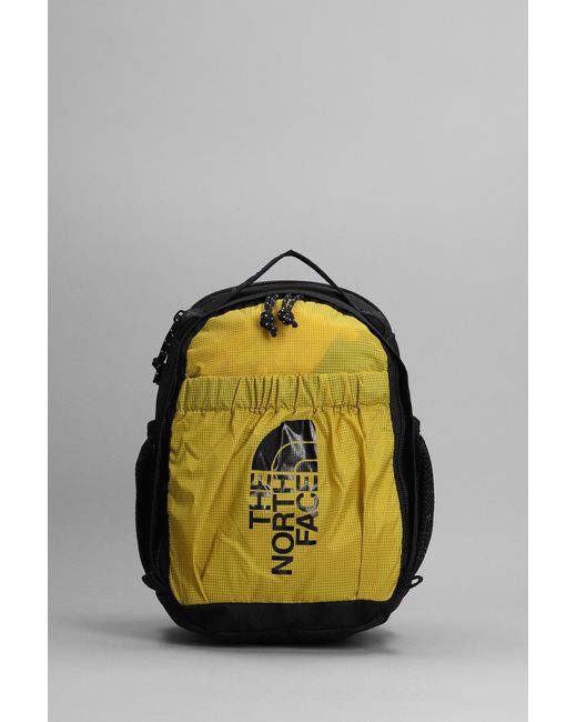 The North Face Backpack In Yellow Synthetic Fibers in Metallic Lyst