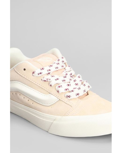 Vans Pink Knu Skool Sneakers