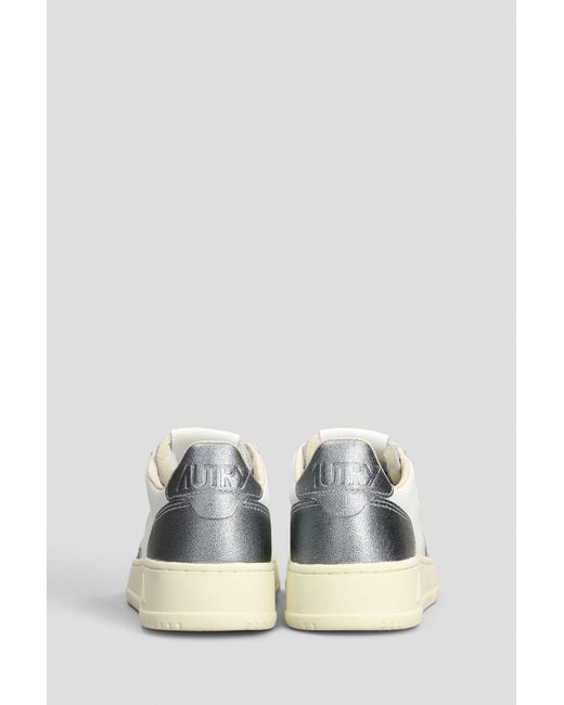 Autry White Medalist Sneakers