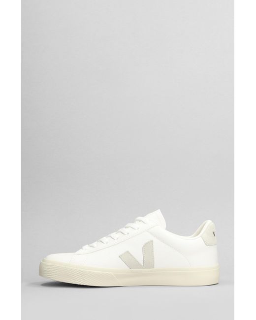 Veja Campo Sneakers In White Leather for men