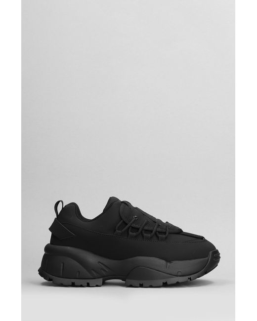 Sneakers Gingypork in tessuto Nero di Acupuncture in Black da Uomo