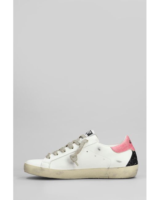Sneakers Suprime in Pelle Bianca di 4b12 in White