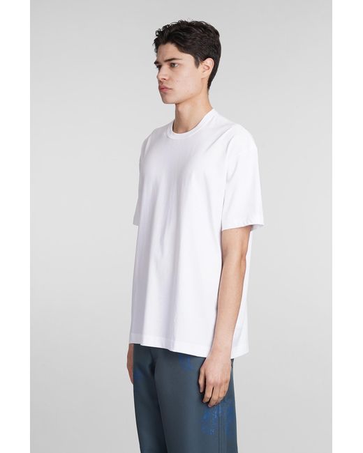 Comme des Garçons T-shirt In White Cotton for men