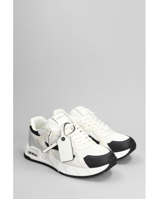 Off-White c/o Virgil Abloh Kick Off Sneakers In White Leather for men