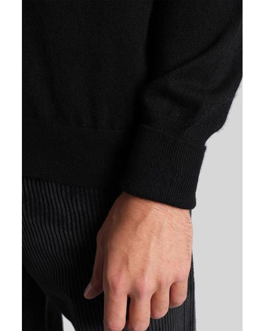 Ballantyne Knitwear In Black Wool for men