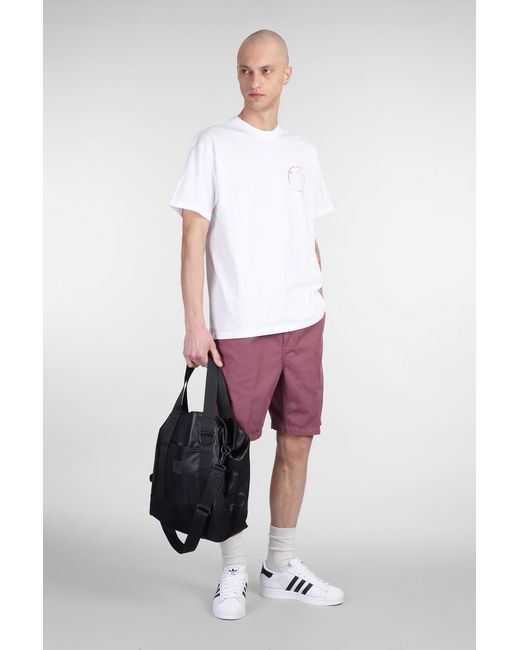 Carhartt S-s Java T-shirt In White Cotton for men