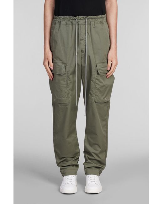State of Order Courier Pants In Green Cotton for men