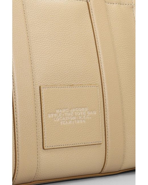 Marc Jacobs Natural The Medium Tote Tote In Camel Leather