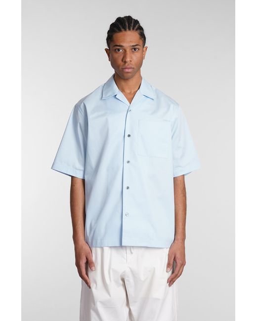 OAMC Blue Shirt In Cyan Polyester for men