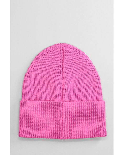 Cappello in Lana Fucsia di Palm Angels in Pink