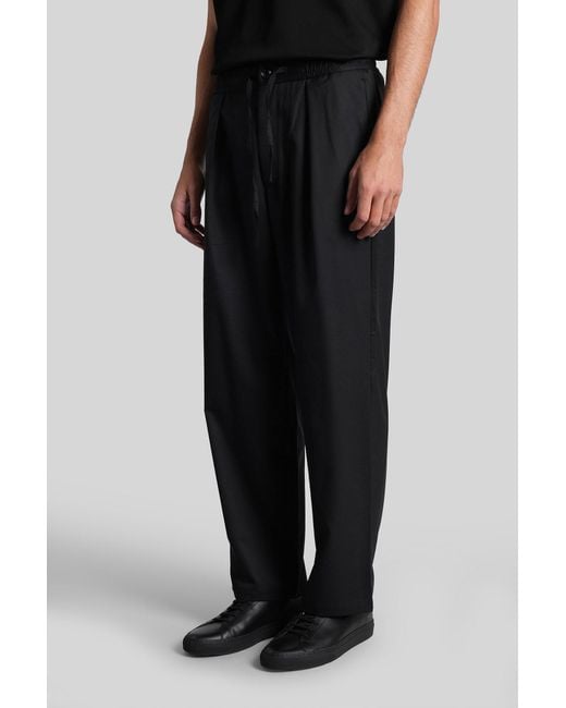 Attachment Pants In Black Polyester for men
