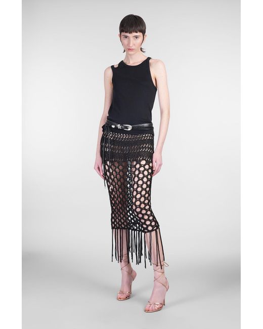 Topwear in Cotone Nero di Laneus in White