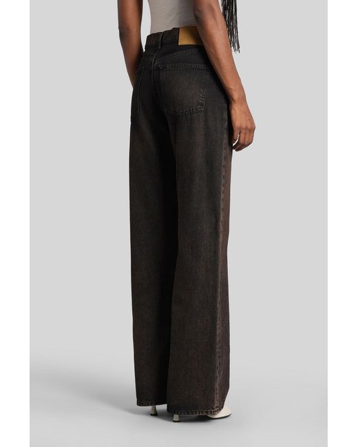 Jeans Korea in denim Marrone di Haikure in Black