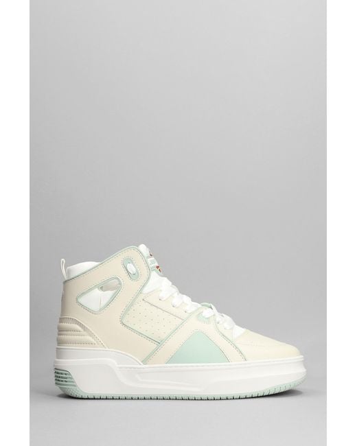 Just Don Basketball Jd1 Sneakers In Beige Leather in Natural for Men Lyst