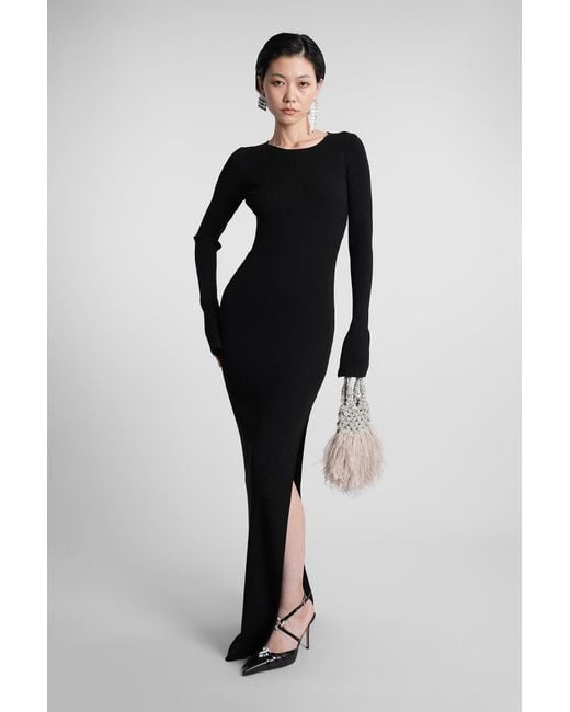 Mach & Mach Black Mach & Mach Long Dress