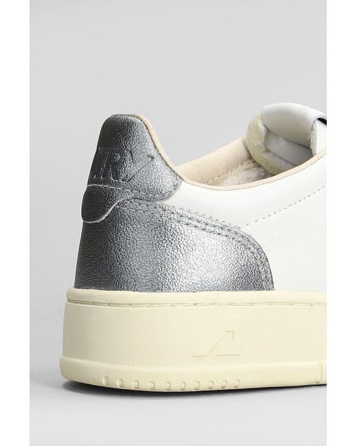 Autry White Medalist Sneakers