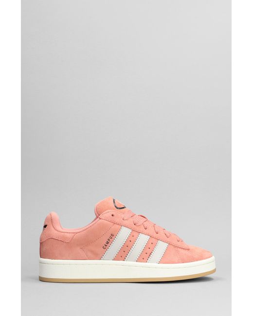 Sneakers Campus 00S in Camoscio Rosa di Adidas in Pink