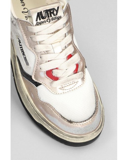 Autry White Sup Vint Low Sneakers