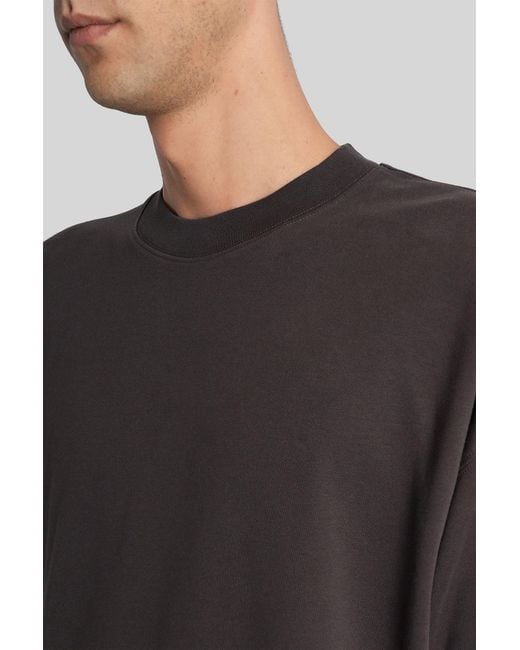 T-Shirt Mick in Cotone Marrone di DARKPARK in Black da Uomo