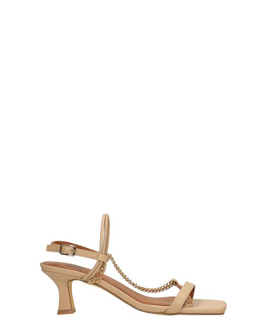 bibi lou flats in powder leather