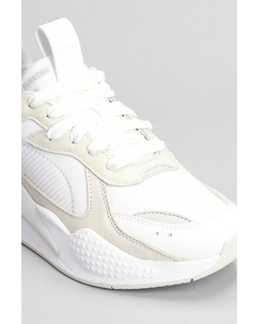 PUMA Rs-x Sneakers In White Leather | Lyst