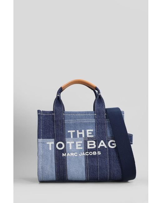 Marc Jacobs The Small Tote Tote In Blue Denim