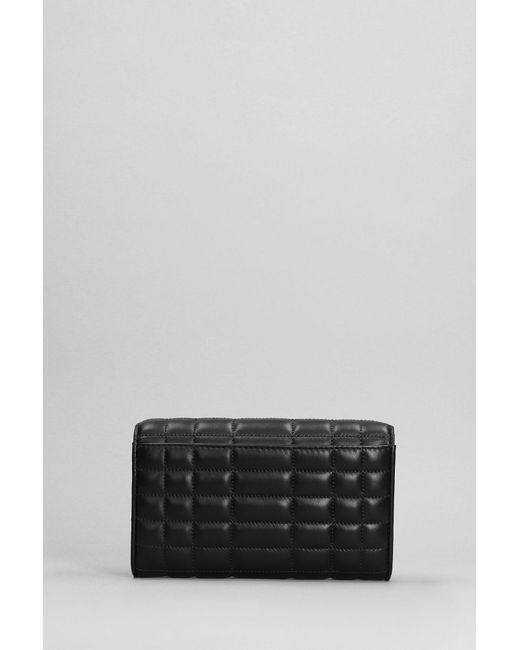 Borsa a spalla Tribeca in Pelle Nera di Michael Kors in Gray