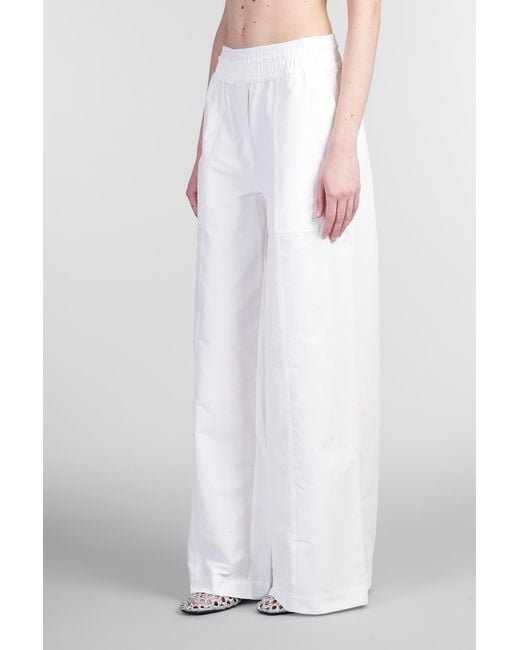 Pantalone Olly in Cotone Bianco di Jonathan Simkhai in White
