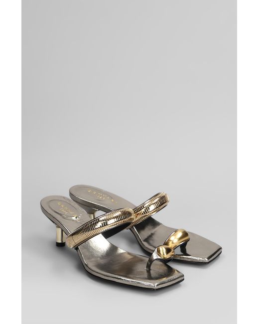 Slipper-Mule in Pelle Rame di DONNARì in Multicolor