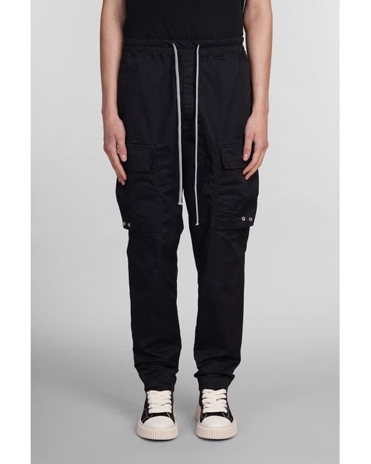 State of Order Courier Pants In Black Cotton for men