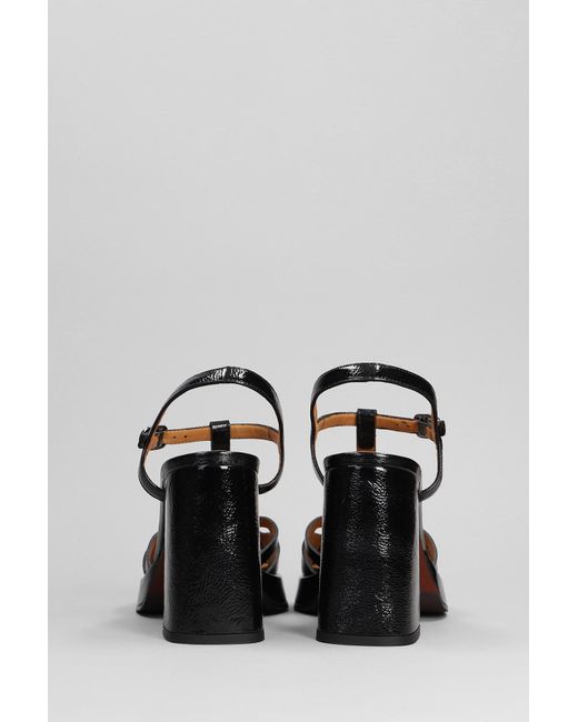 Chie Mihara Black Zinto Sandals
