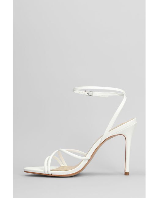 Sandali in Pelle Bianca di SCHUTZ SHOES in White